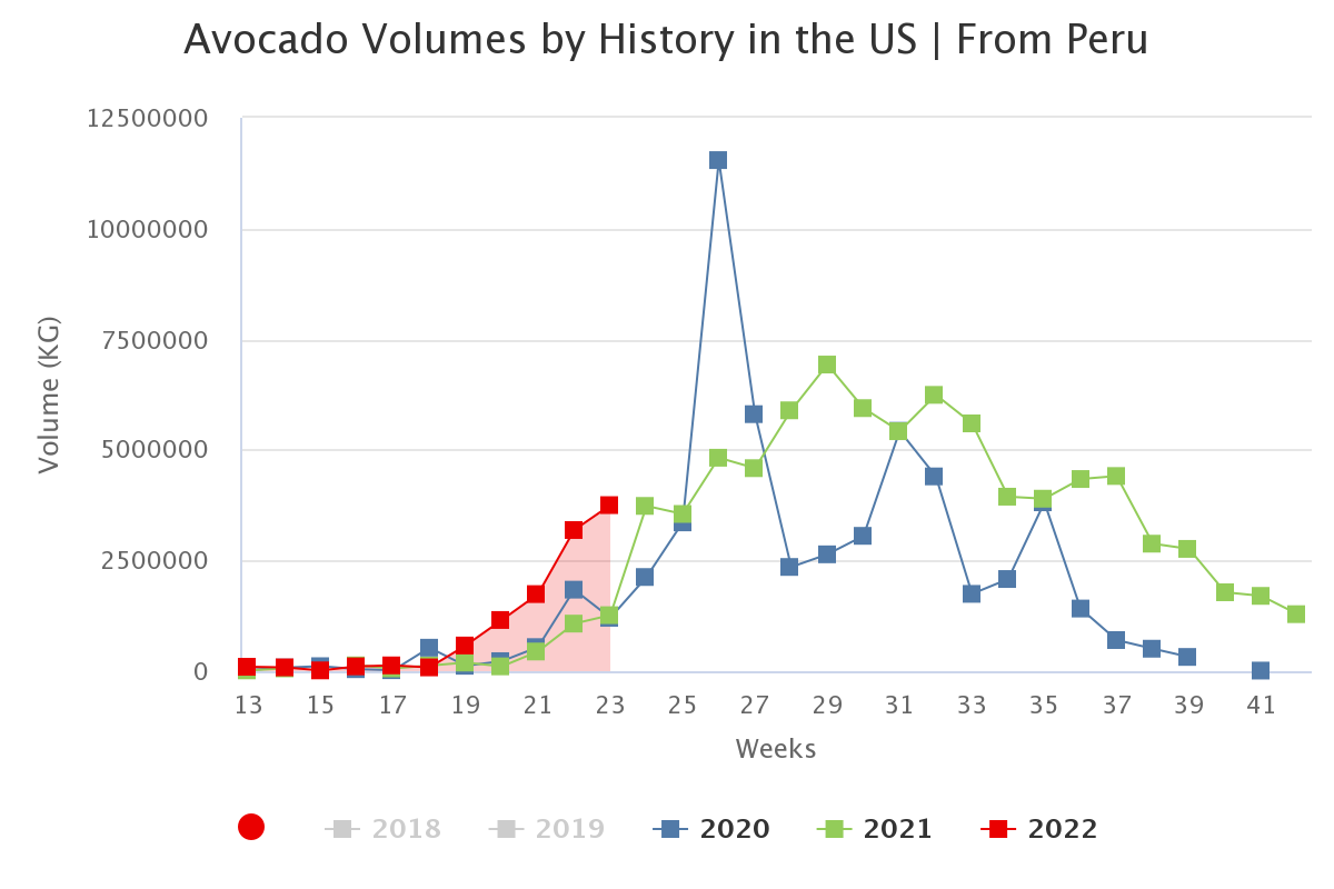 avocado volumes by histo 51