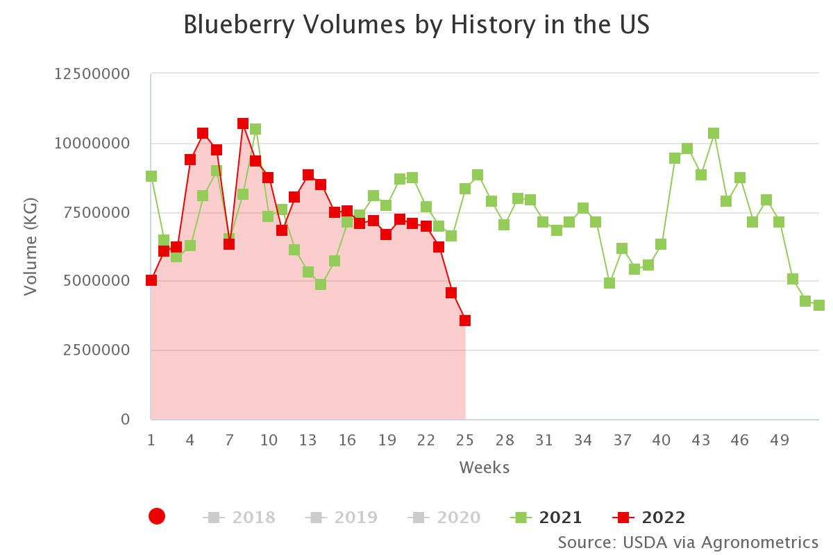 blueberry volumes by his 27